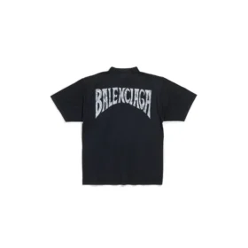 Hand-drawn T-shirt Medium Fit “Black Faded” 764235TPVU41569