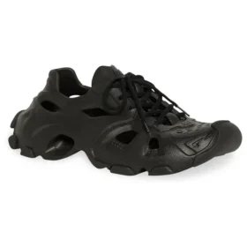 HD Lace Up Cut Out Sneakers “Black” 702421W3CES1000