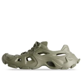 HD Lace Up Cut Out Sneakers “Olive Green” 702421W3CES3500