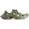HD Lace Up Cut Out Sneakers “Olive Green” 702421W3CES3500