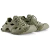 HD Lace Up Cut Out Sneakers “Olive Green” 702421W3CES3500