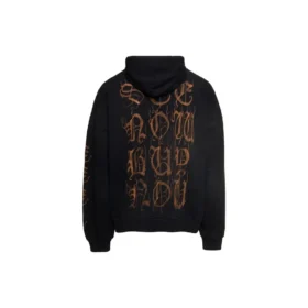 Heavy Metal Cotton Hoodie “Washed Black” 739024-TOVD8-1055