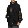 Heavy Metal Zip-Up Hoodie “Black” 744455TOVD81055