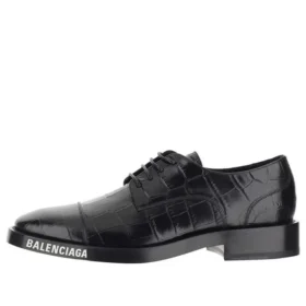 Herre Derby Flat Shoes “Black” 590716WBBV41090
