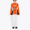 Hockey Panelled Long Sleeve Jersey T-shirt “Orange” 657105TKV247074