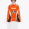 Hockey Panelled Long Sleeve Jersey T-shirt “Orange” 657105TKV247074