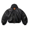 Hooded Bomber Jacket “Black” 750953TOS171000