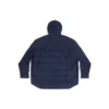 Hooded Check Overshirt “Blue Navy” 720109TNM354202