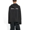 Hooded Windbreaker Jacket “Black” 725275TYD361000