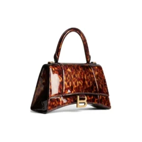 Hourglass Small Handbag Tortoise Shell Print “Brown” 5935462AAZK2126
