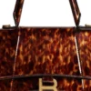 Hourglass Small Handbag Tortoise Shell Print “Brown” 5935462AAZK2126