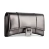 Hourglass Wallet On Chain Metallized “Grey” 6560502AAVG1314