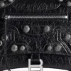 Hourglass X Le Cagole Medium Handbag “Black” 7815852AAY11000