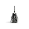Hourglass Xs Handbag With Chain Embroidery “Silver” 7204712AARN8110