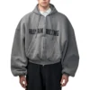 Human Being Round Zip-Up Hoodie “Dark Grey” 827153TSVB91441
