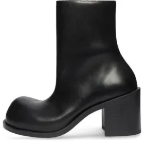 Hummer 90mm Booties “Black Leather” 712843WBDO01000