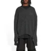 Hybrid V-Neck Shirt “Anthracite Black White” 704271T41301163