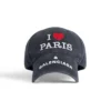 I Love Paris Balenciaga Cap “Black” 811743410B21002