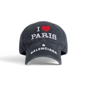 I Love Paris Balenciaga Cap “Black” 811743410B21002