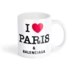 I love Paris Balenciaga Mug “White” 818761T01769000