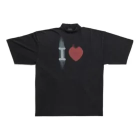 I Love T-shirt Large Fit “Black” 744439TOVH39034