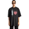 I Love T-shirt Large Fit “Black” 744439TOVH39034
