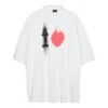I Love T-shirt Large Fit “White” 744439TOVH39081