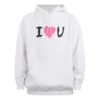 I Love U Hoodie “White” 570811TJVL69040