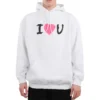 I Love U Hoodie “White” 570811TJVL69040