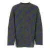 Intarsia Knit Logo Jumper “Dark Grey” 623283T15671035
