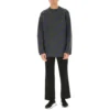 Intarsia Knit Logo Jumper “Dark Grey” 623283T15671035
