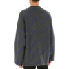 Intarsia Knit Logo Jumper “Dark Grey” 623283T15671035