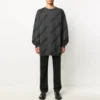 Intarsia Knit Logo Jumper “Grey” 625970T31781262