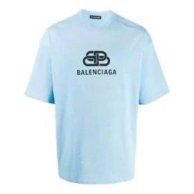 Interlocked BB Regular Fit T-shirt “Light Blue” 578139TGV755840