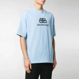 Interlocked BB Regular Fit T-shirt “Light Blue” 578139TGV755840