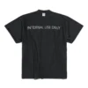 Internal Use Only Inside-out T-shirt “Black” 787358TQVU21083