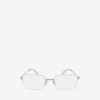 Invisible rectangle sunglasses in silver Invisible rectangle sunglasses in silver