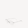 Invisible rectangle sunglasses in silver Invisible rectangle sunglasses in silver