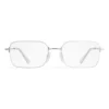 Invisible Rectangle Sunglasses “Silver” 768058T00051402