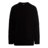 Jacquard Logo Knit Sweater “Black” 662728T31661000