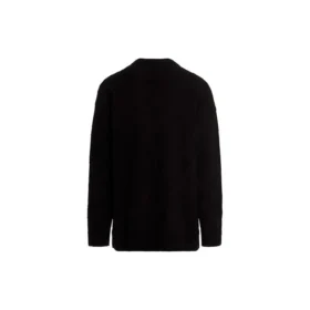 Jacquard Logo Knit Sweater “Black” 662728T31661000