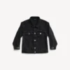 Kids – balenciaga oversized jacket in black faded Kids – balenciaga oversized jacket in black faded