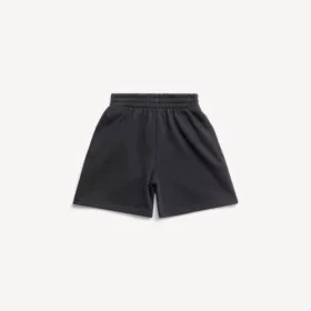 Kids – jogging shorts in black faded
