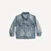 Kids – political campaign oversized jacket in light blue Kids – political campaign oversized jacket in light blue