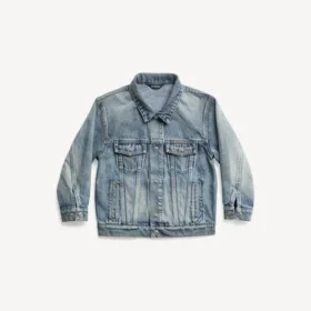 Kids – political campaign oversized jacket in light blue