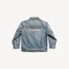 Kids – political campaign oversized jacket in light blue Kids – political campaign oversized jacket in light blue