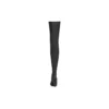 Knife 110mm Over The Knee Boots “Black Matte Spandex” 719816W2ES01000