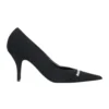 Knife 2.0 80mm Pump “Black and White Textured Recycled Knit” 671123W2CW11090