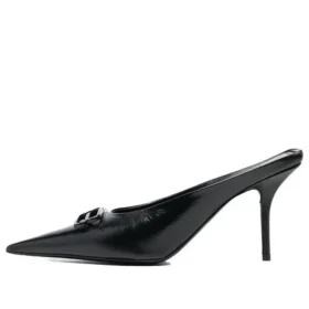 Knife BB Leather Mules “Black” 694722WBBI21000