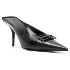 Knife BB Leather Mules “Black” 694722WBBI21000